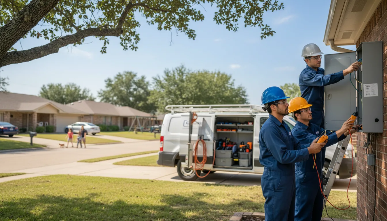 Certified electrician providing emergency electrical services in Dana, KY